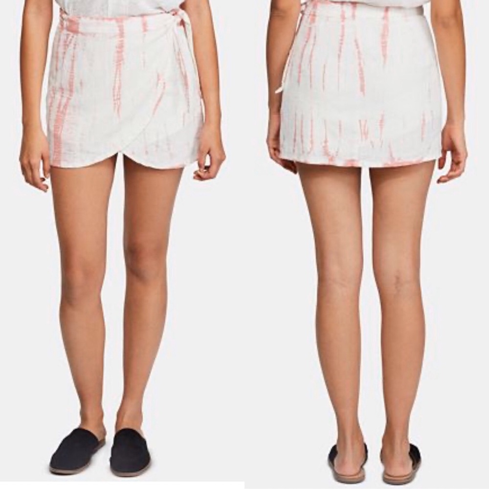 Ann Reed Tie-Dye Wrap Skirt